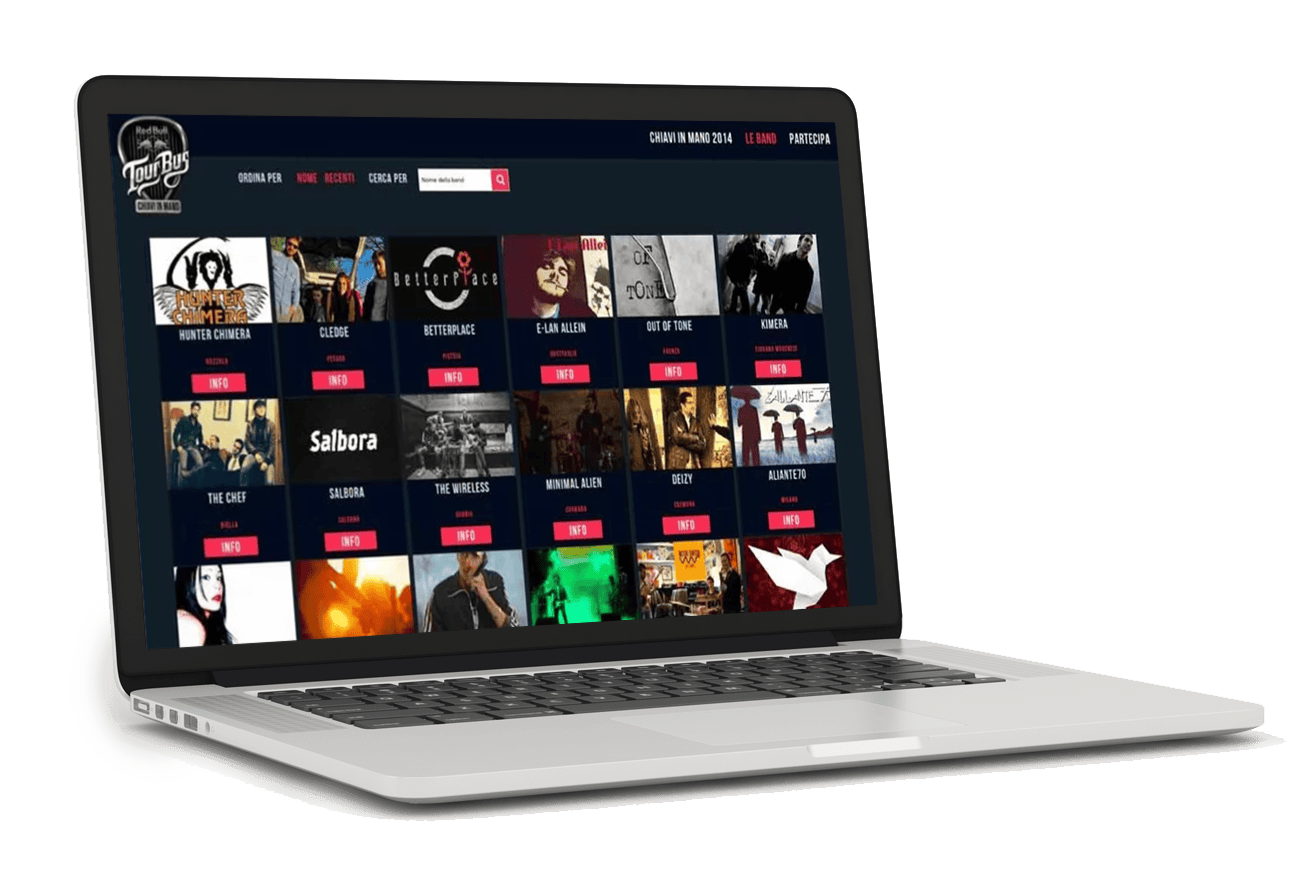 Sito per votazioni online Redbull
