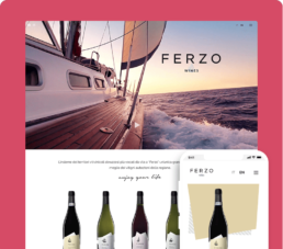 Realizzazione sito web settore vinicolo