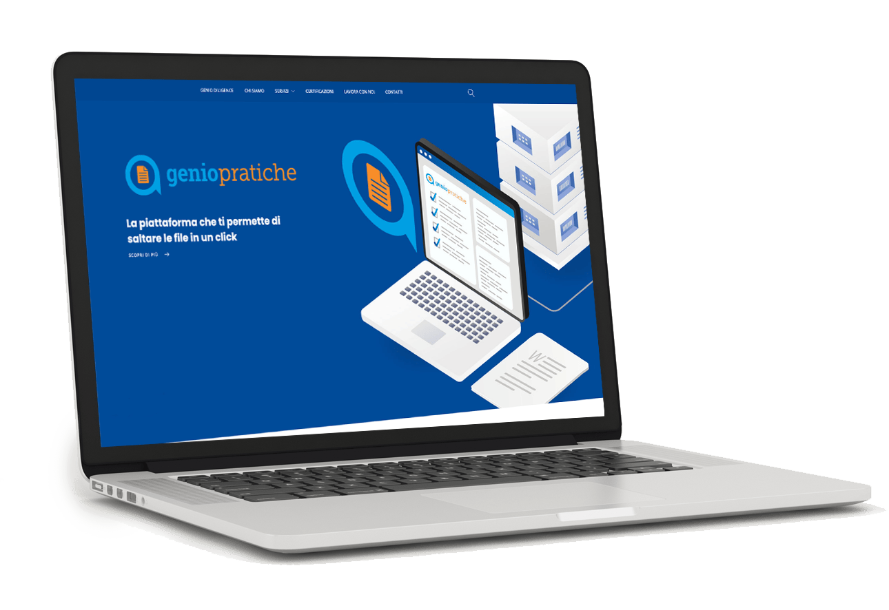 Restyling sito WordPress per Genio Diligence