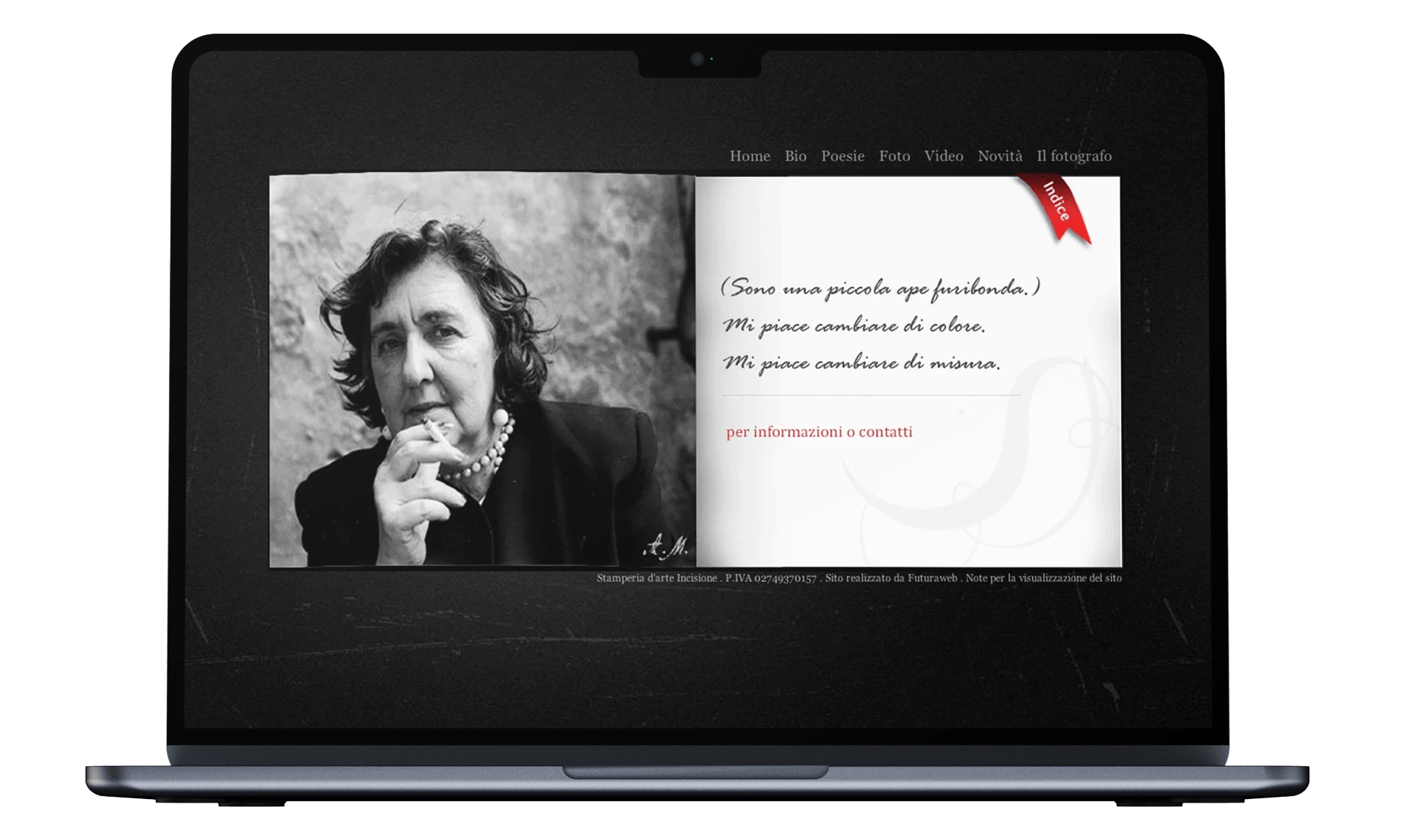 Realizzazione siti per artisti