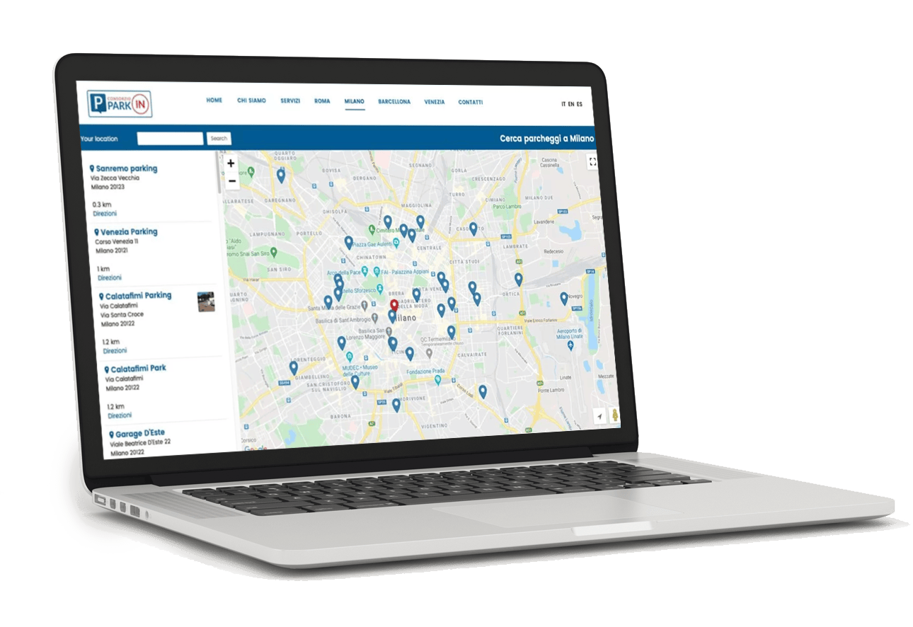 sito web Consorzio Park In