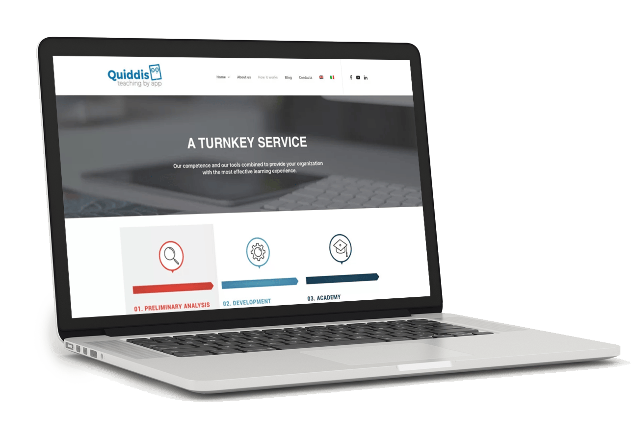 Software multilingua e multi-step Quiddis