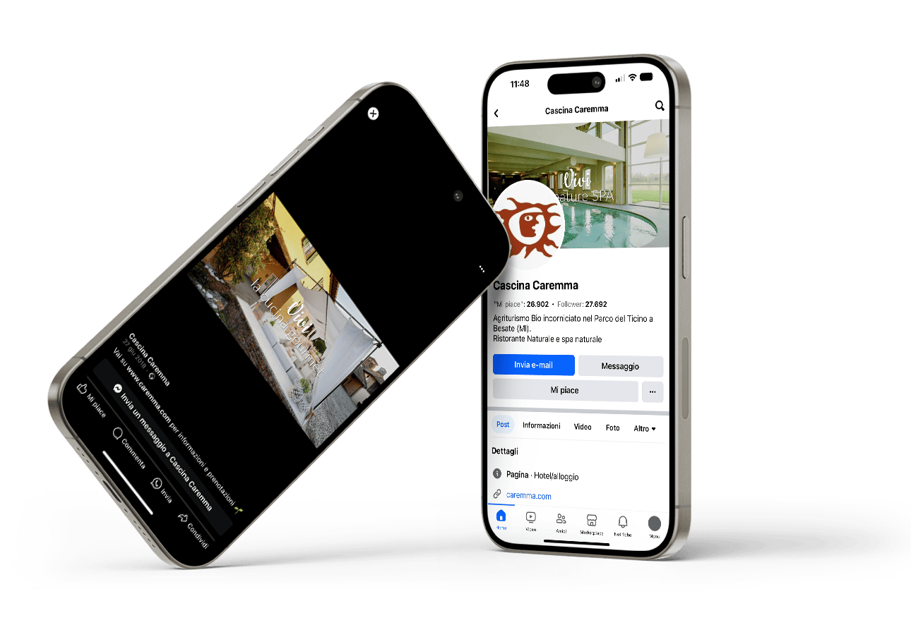 Gestione multipiattaforma social per Agriturismo Caremma