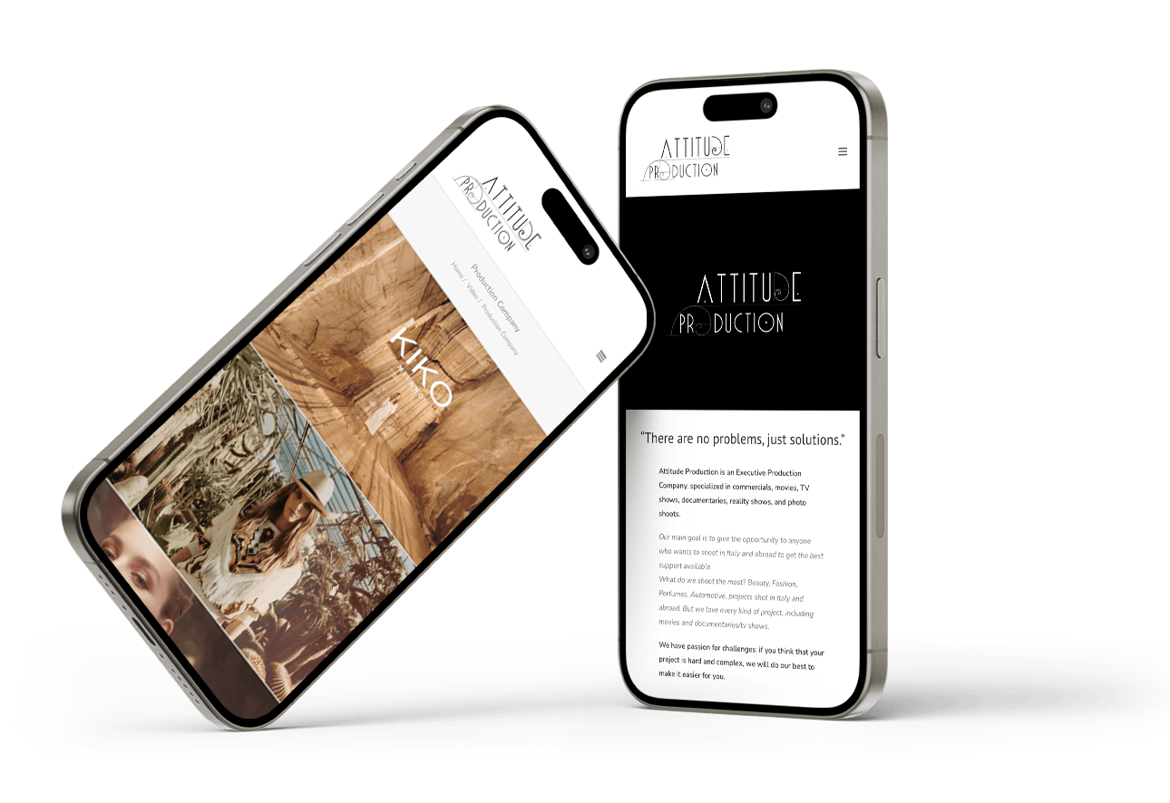 Creazione logo per brand identity Attitude Production