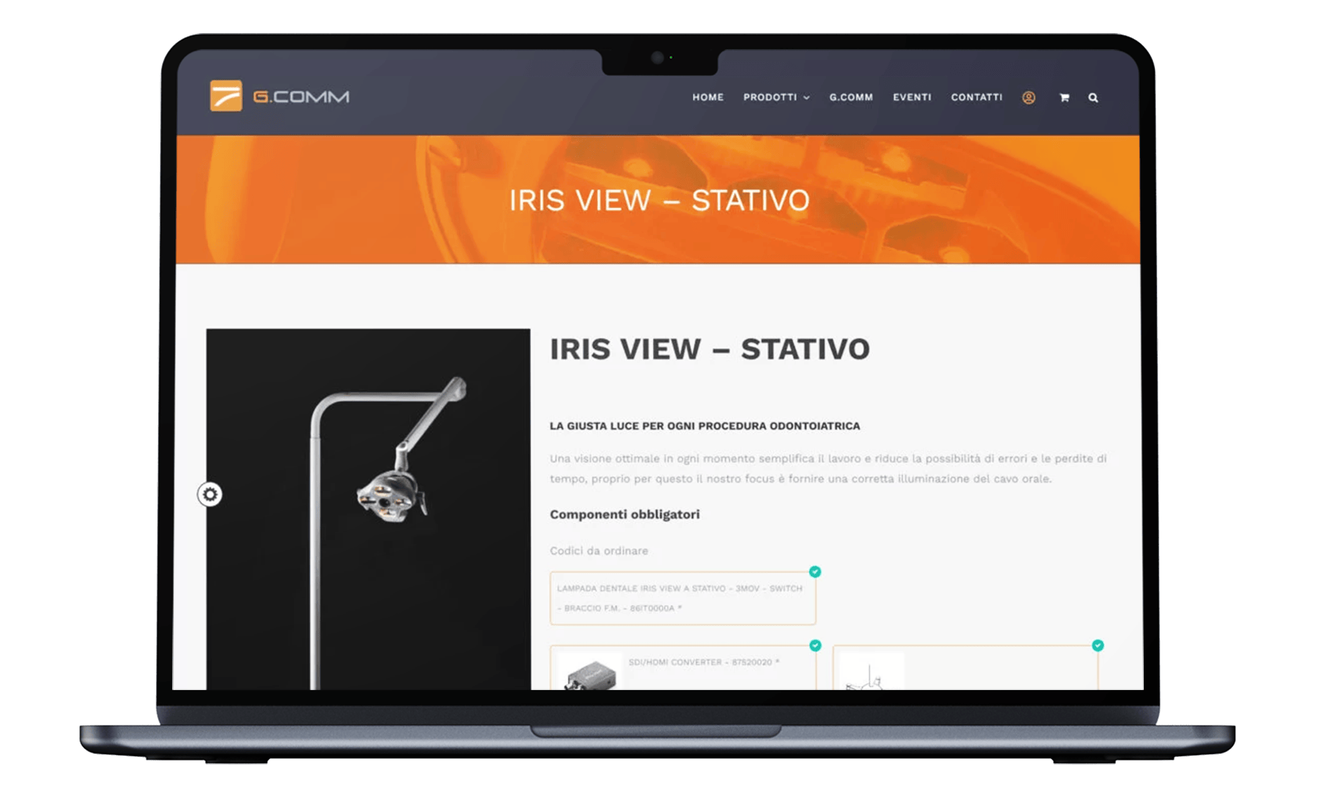 Configuratore prodotto online sito aziendale B2B Woocommerce