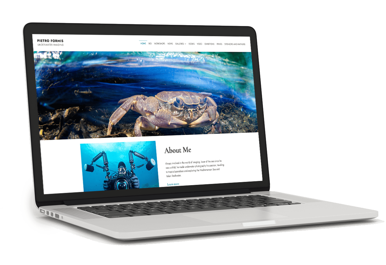 Restyling sito web fotografo