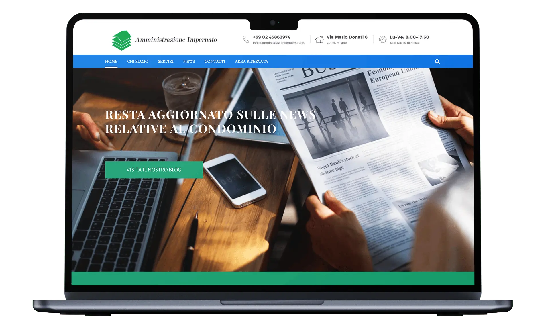 Realizzazione sito - amministratore condominio
