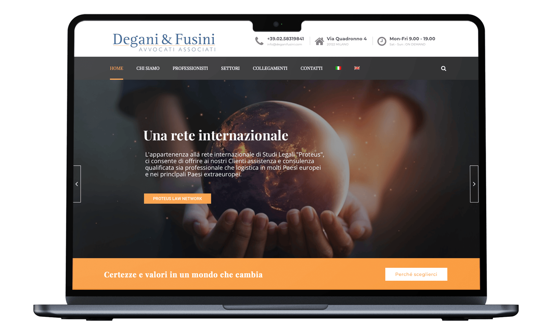 Degani&Fusini mobile friendly
