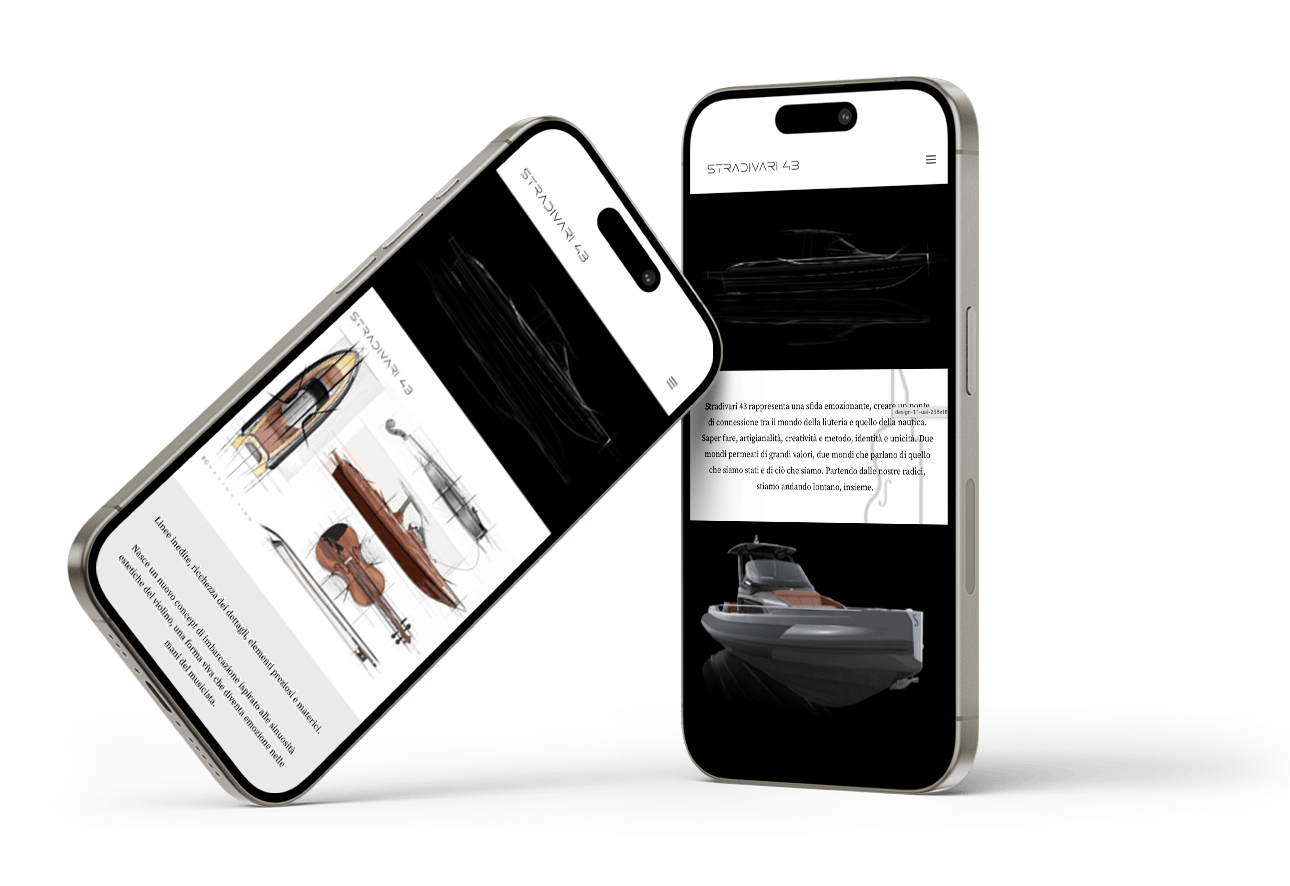 Sito full-responsive e SEO friendly Stradivari43