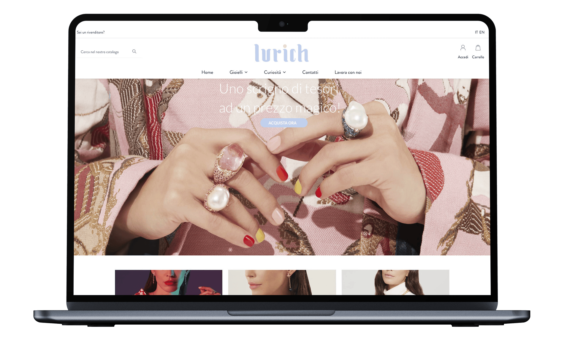 realizzazione portale e-commerce multilingua