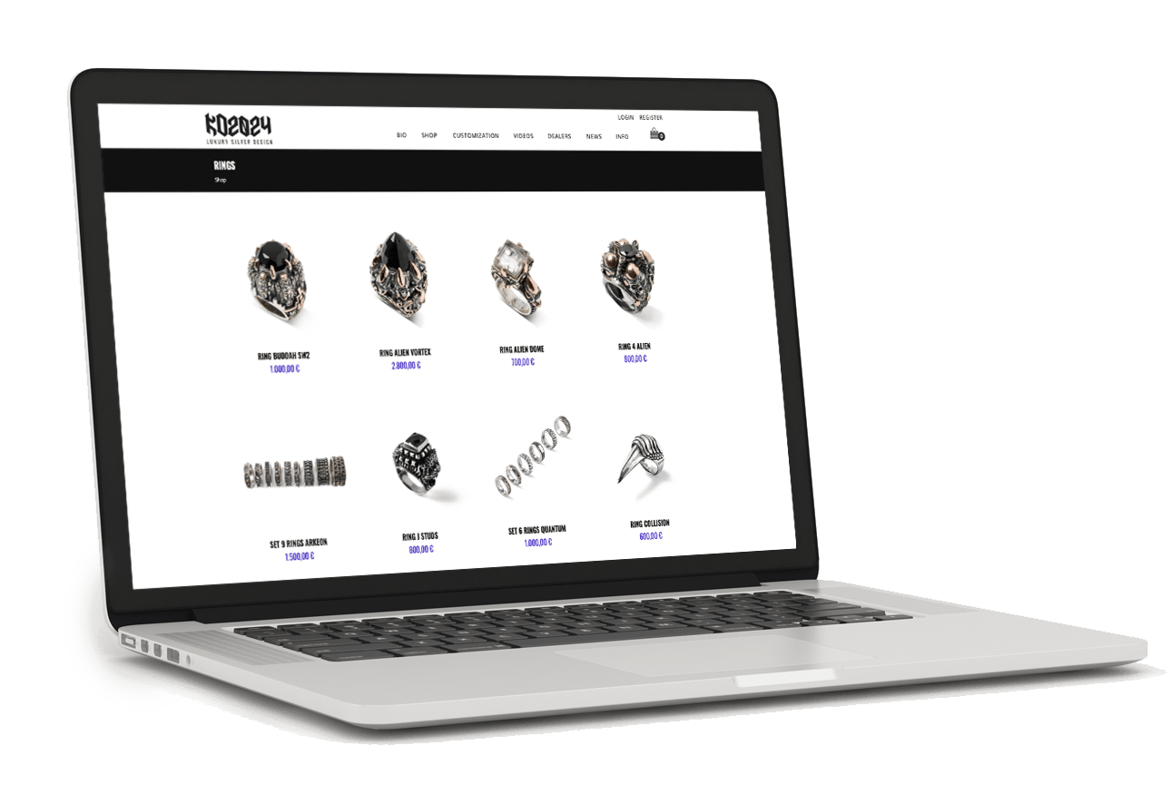 E-commerce luxury design