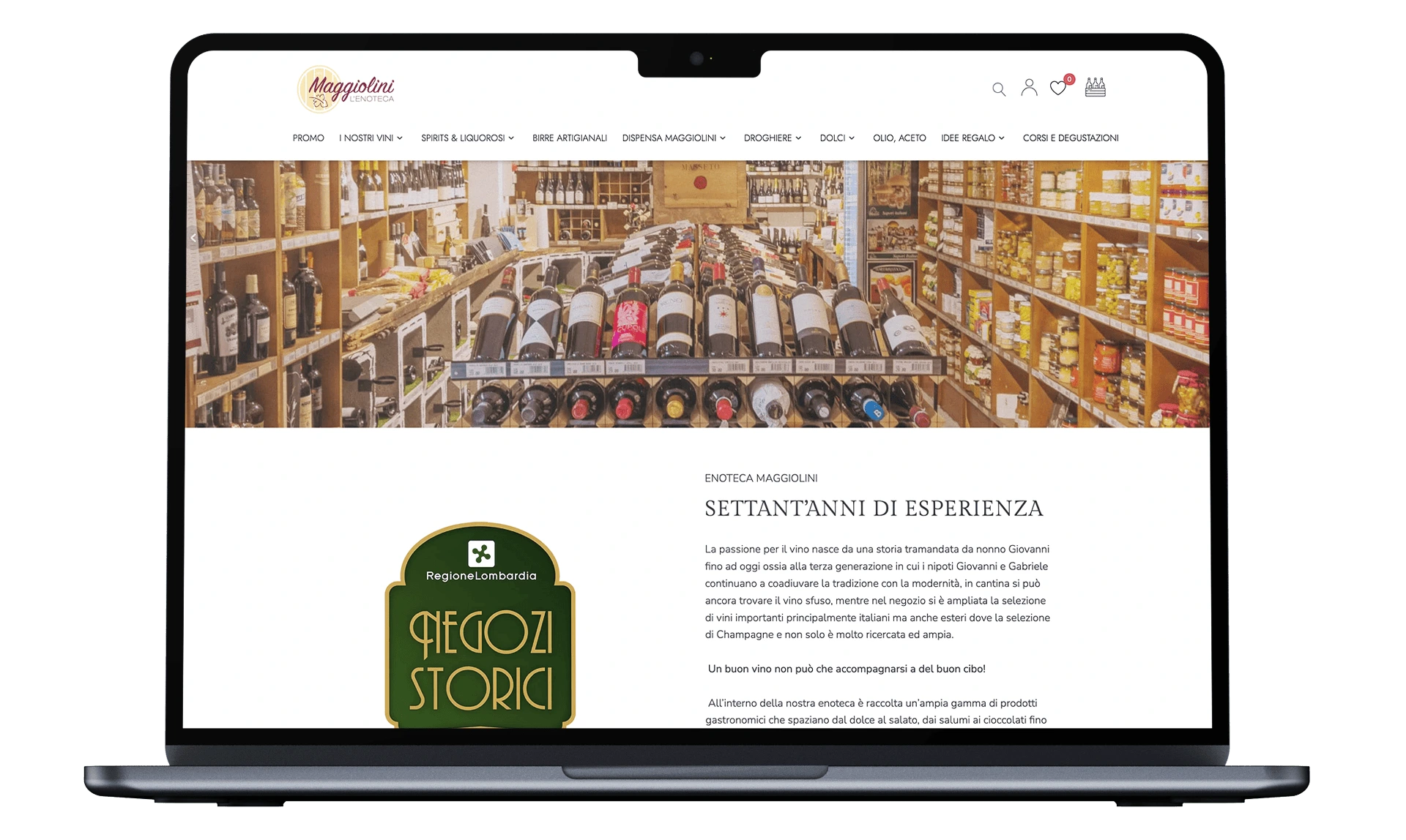 Restyling sito e-commerce