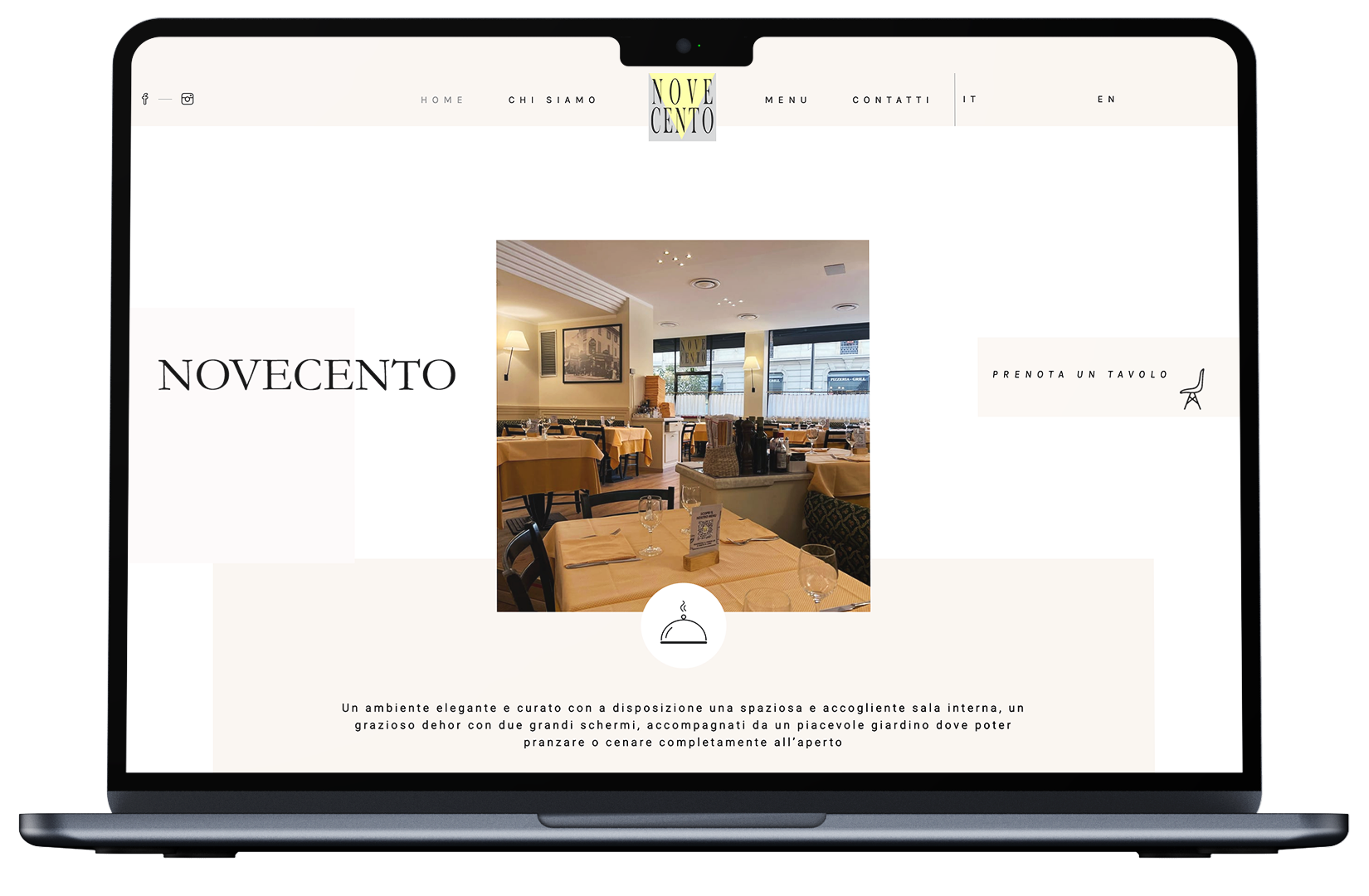 Realizzazione sito per ristorante
