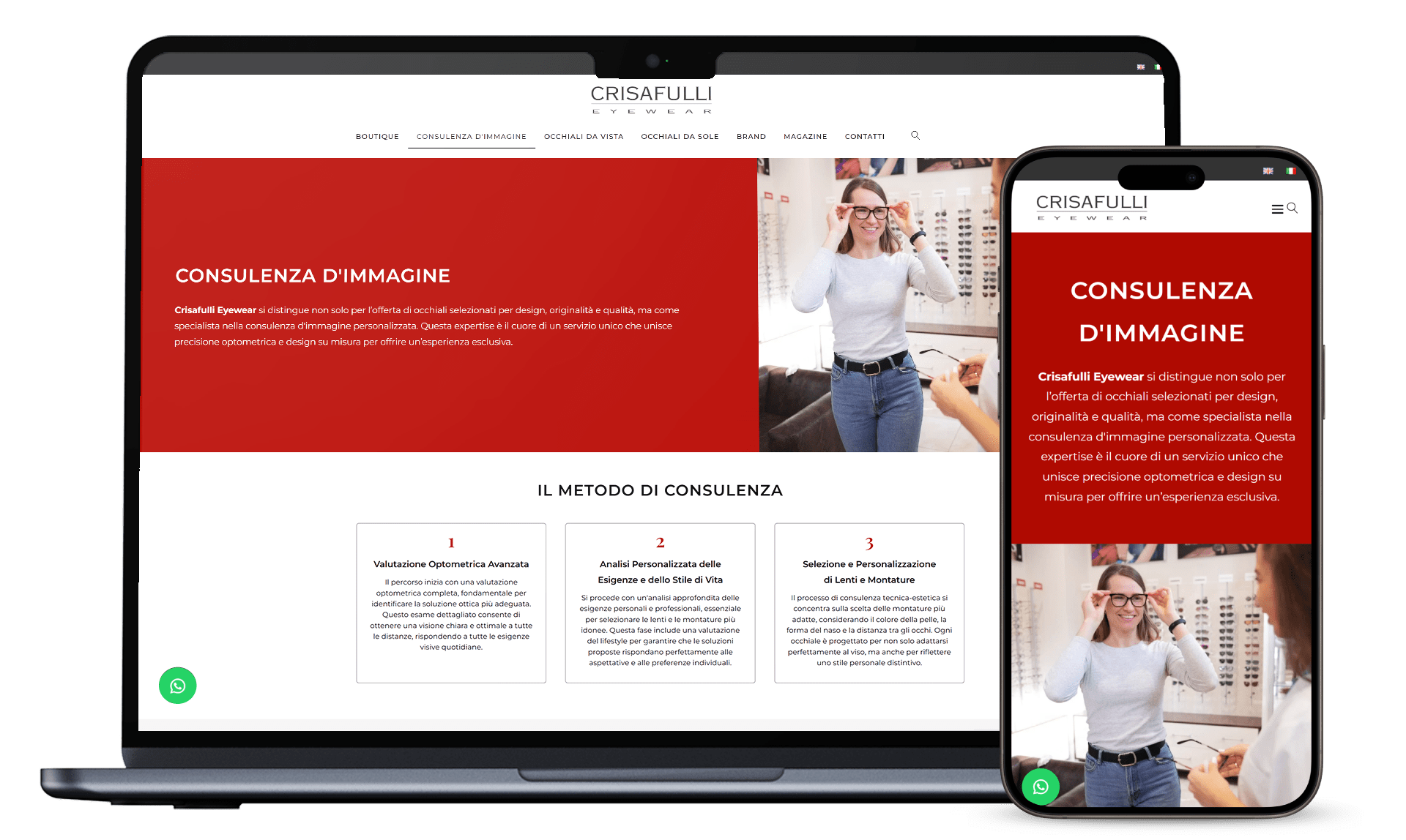 Realizzazione siti web WordPress Crisafulli Responsive