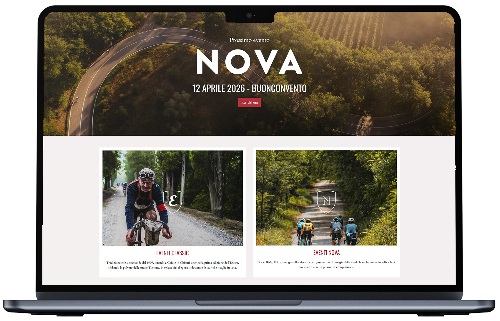 Realizzazione siti web per Eventi