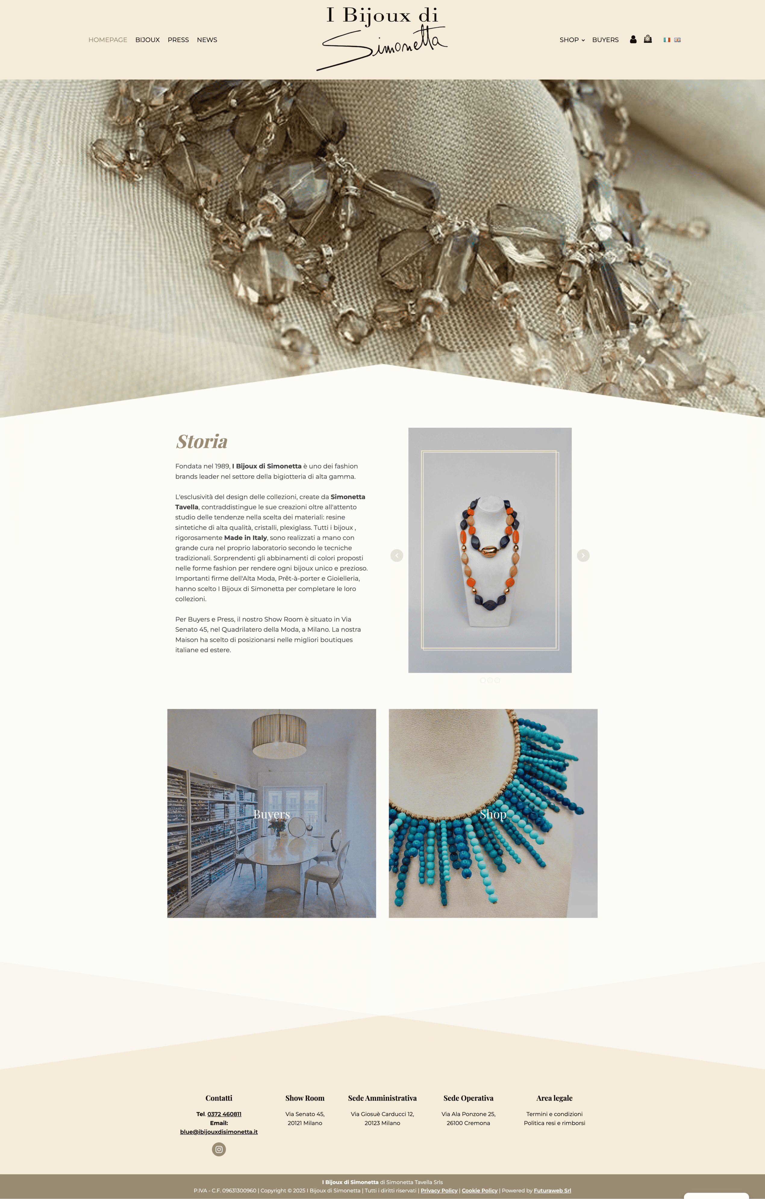 homepage bijoux di simonetta